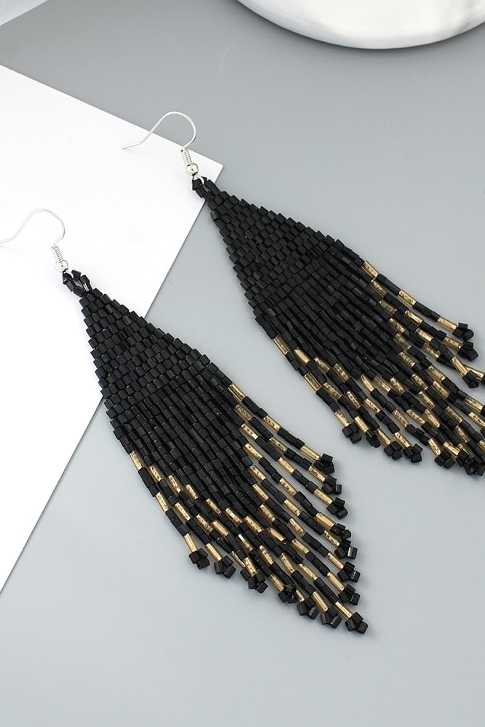 Beaded Dangle Earrings - ClozArt