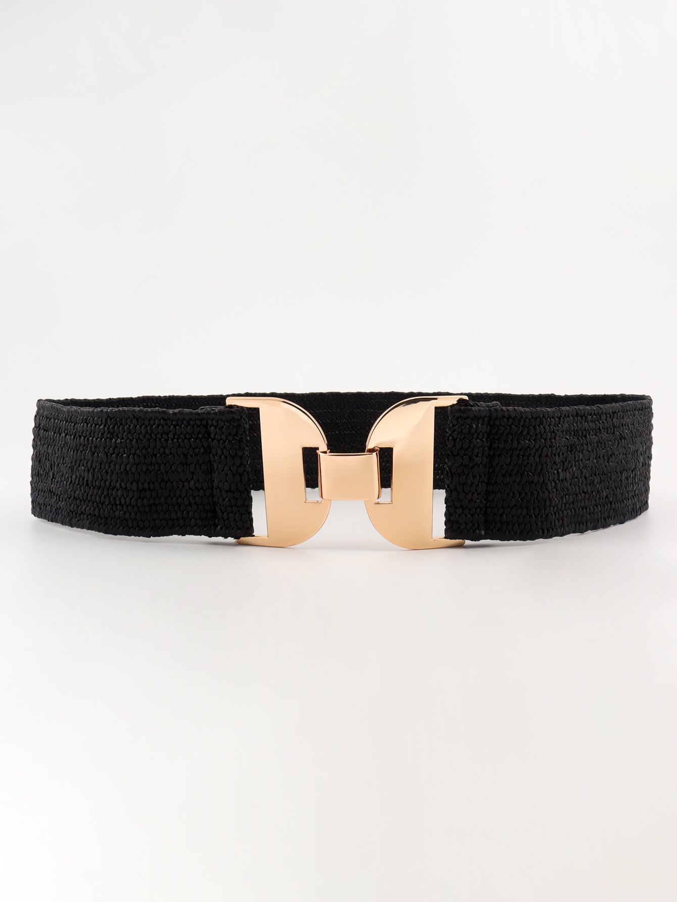 Alloy Buckle Elastic Belt - ClozArt