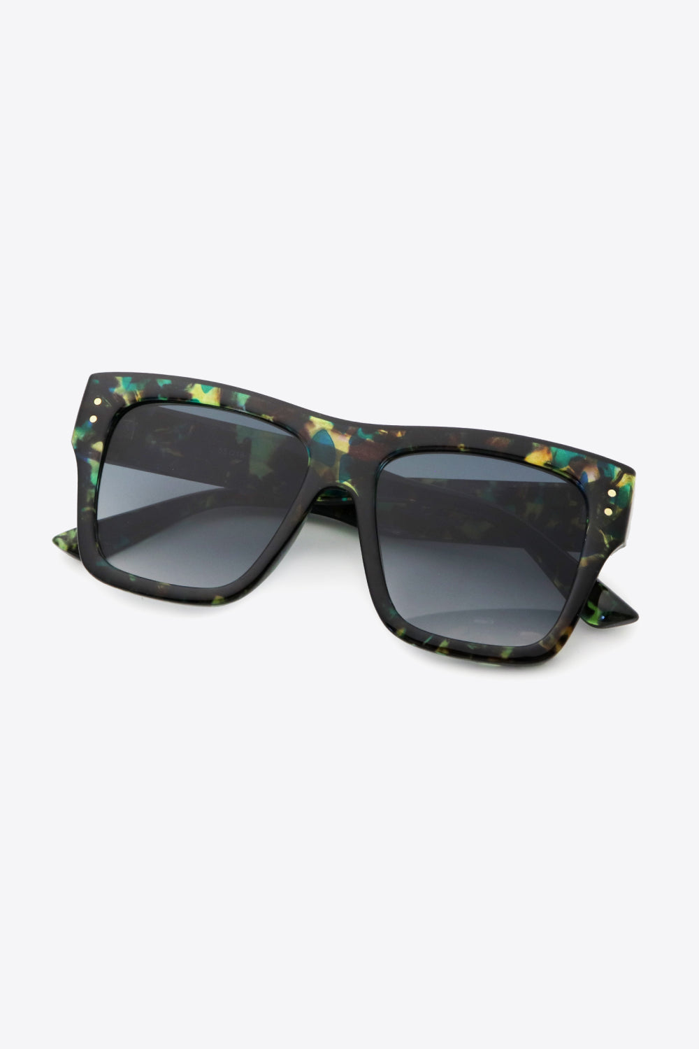 UV400 Patterned Polycarbonate Square Sunglasses - ClozArt