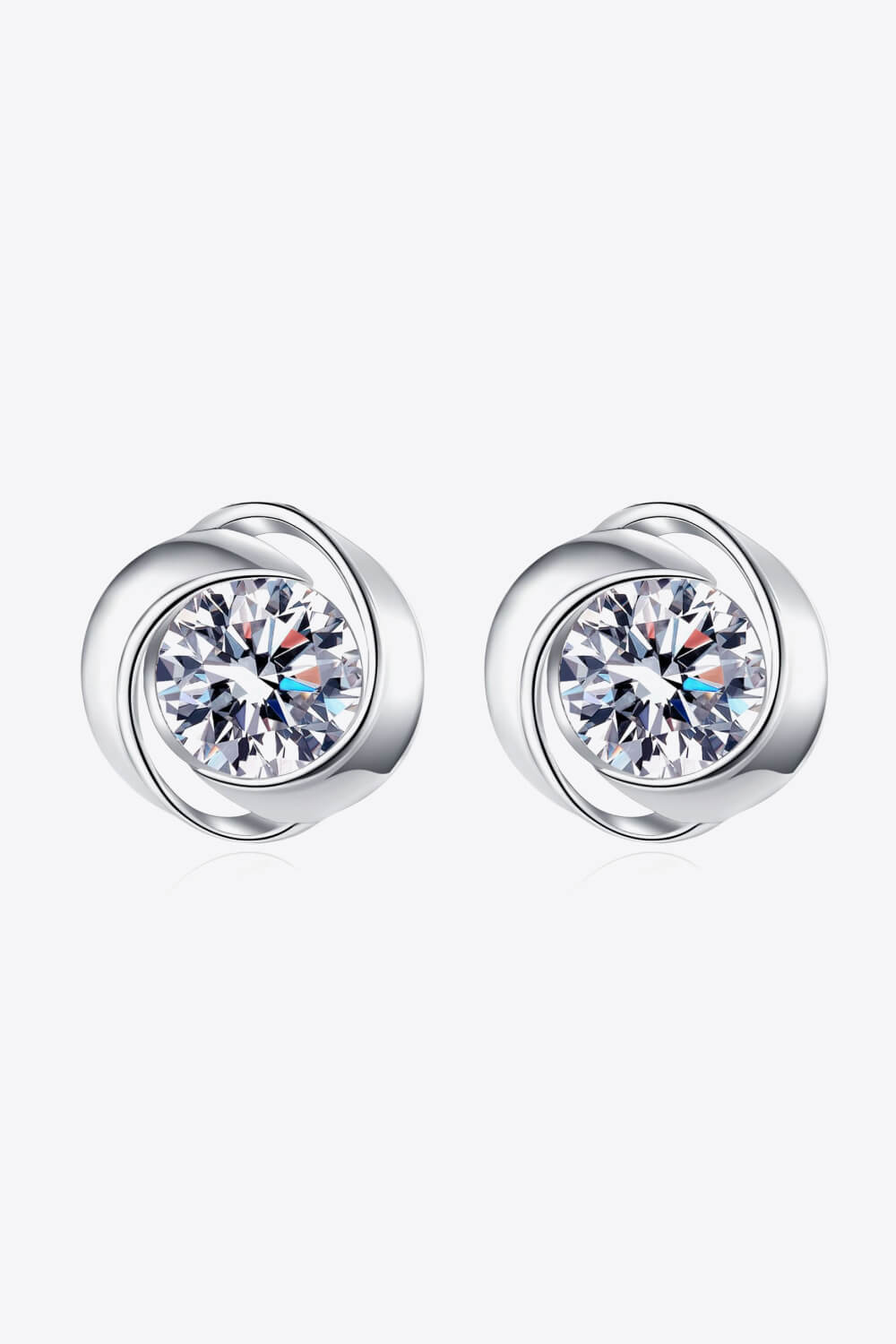 Feeling Fun Moissanite Stud Earrings - ClozArt