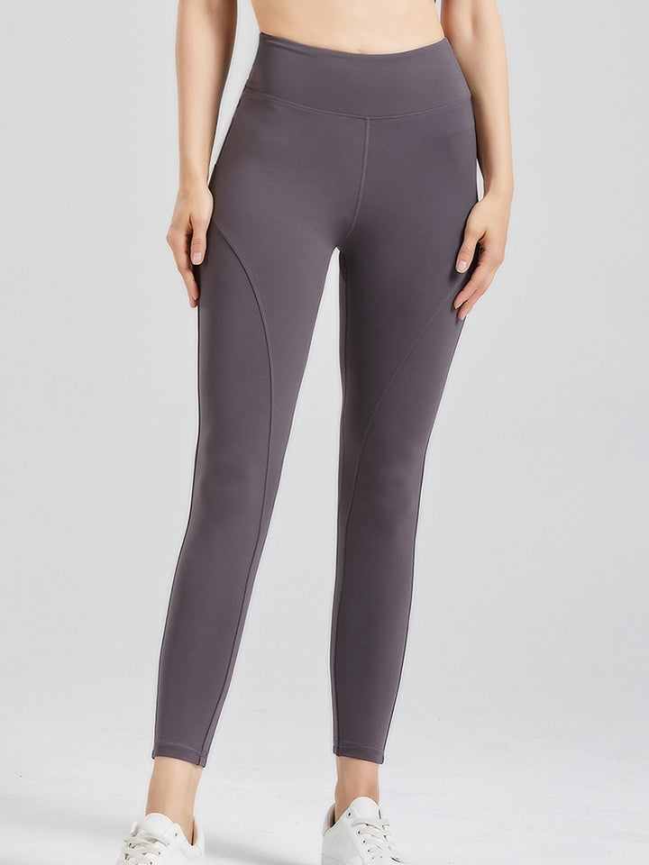 Wide Waistband Active Leggings - ClozArt