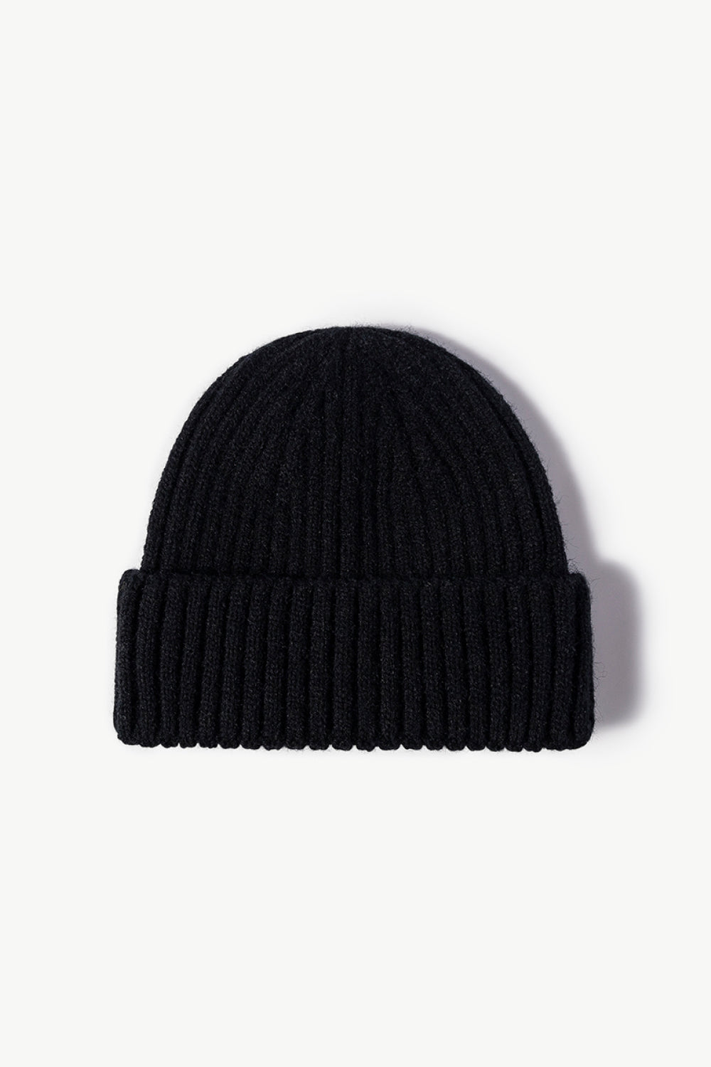 Rib-Knit Cuff Beanie - ClozArt