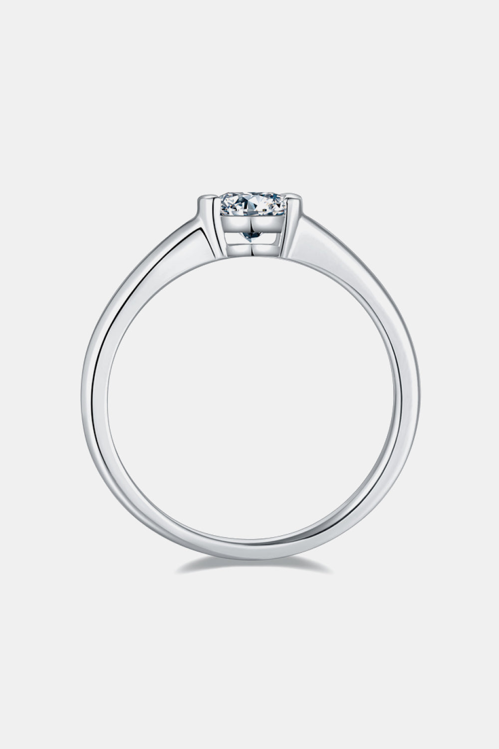 Moissanite 925 Sterling Silver Solitaire Ring - ClozArt