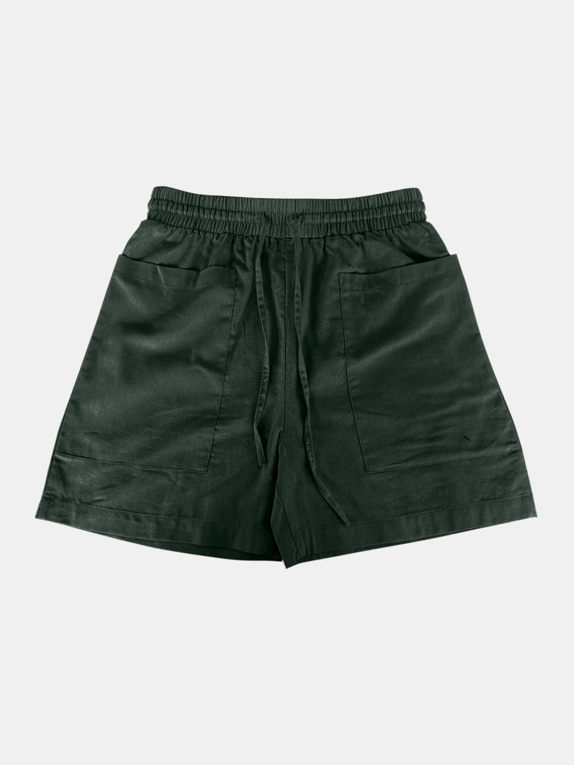 Full Size Drawstring Shorts with Pockets - ClozArt