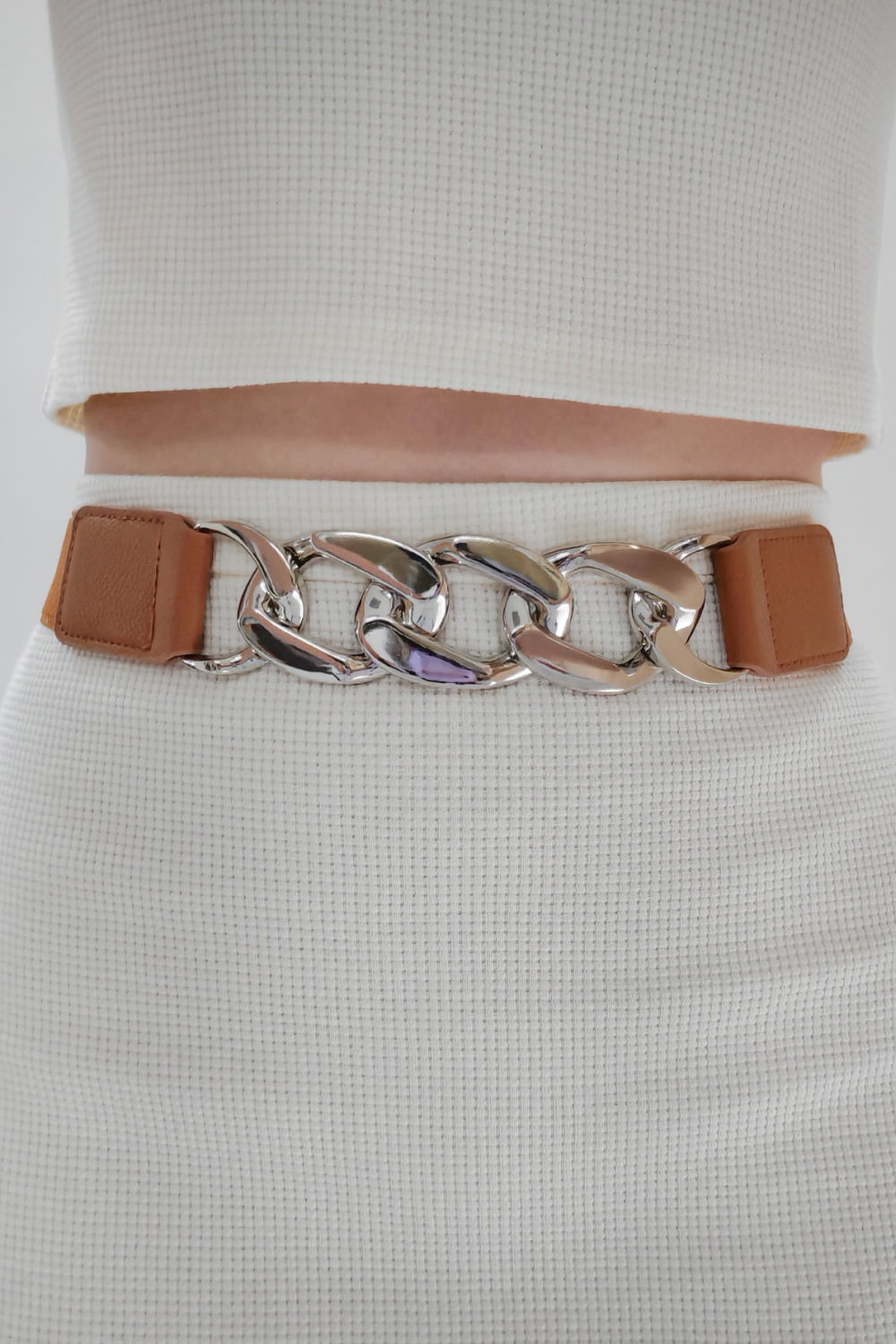 Chain Detail Elastic Belt - ClozArt