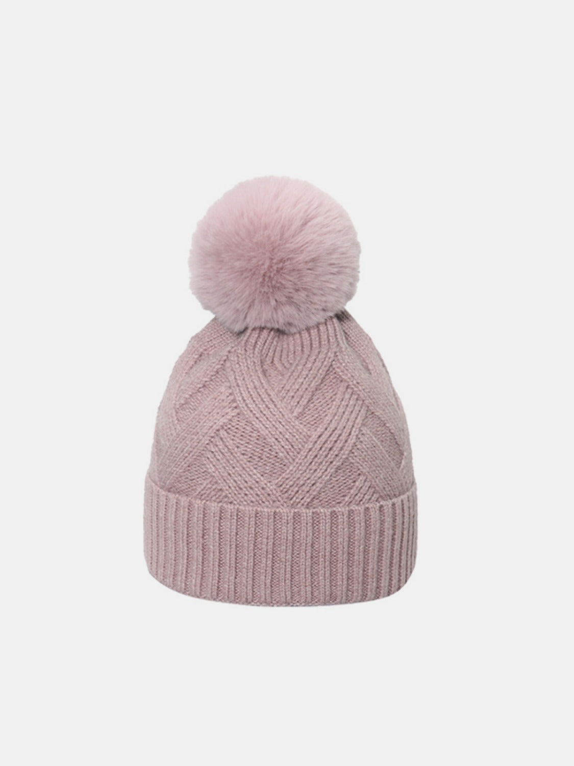 Roll Rim Hat with Pompom - ClozArt