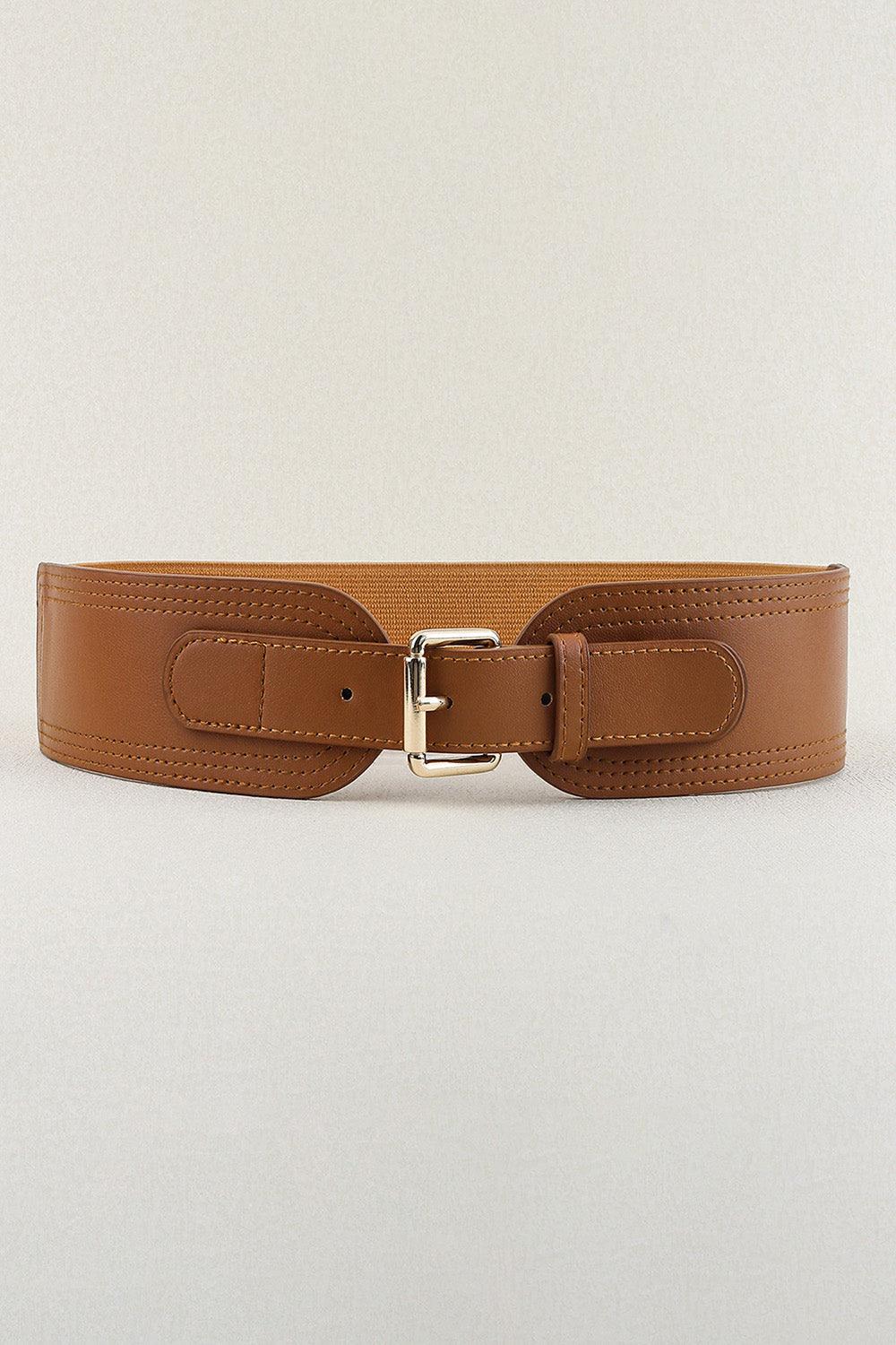 Elastic Wide PU Belt - ClozArt