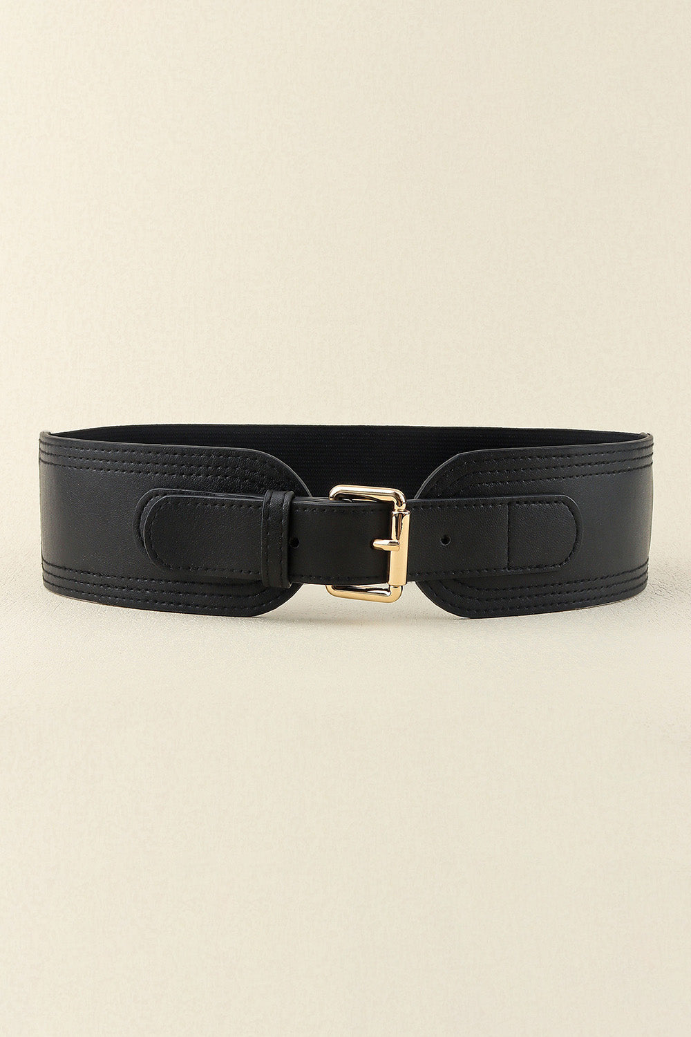 Elastic Wide PU Belt - ClozArt