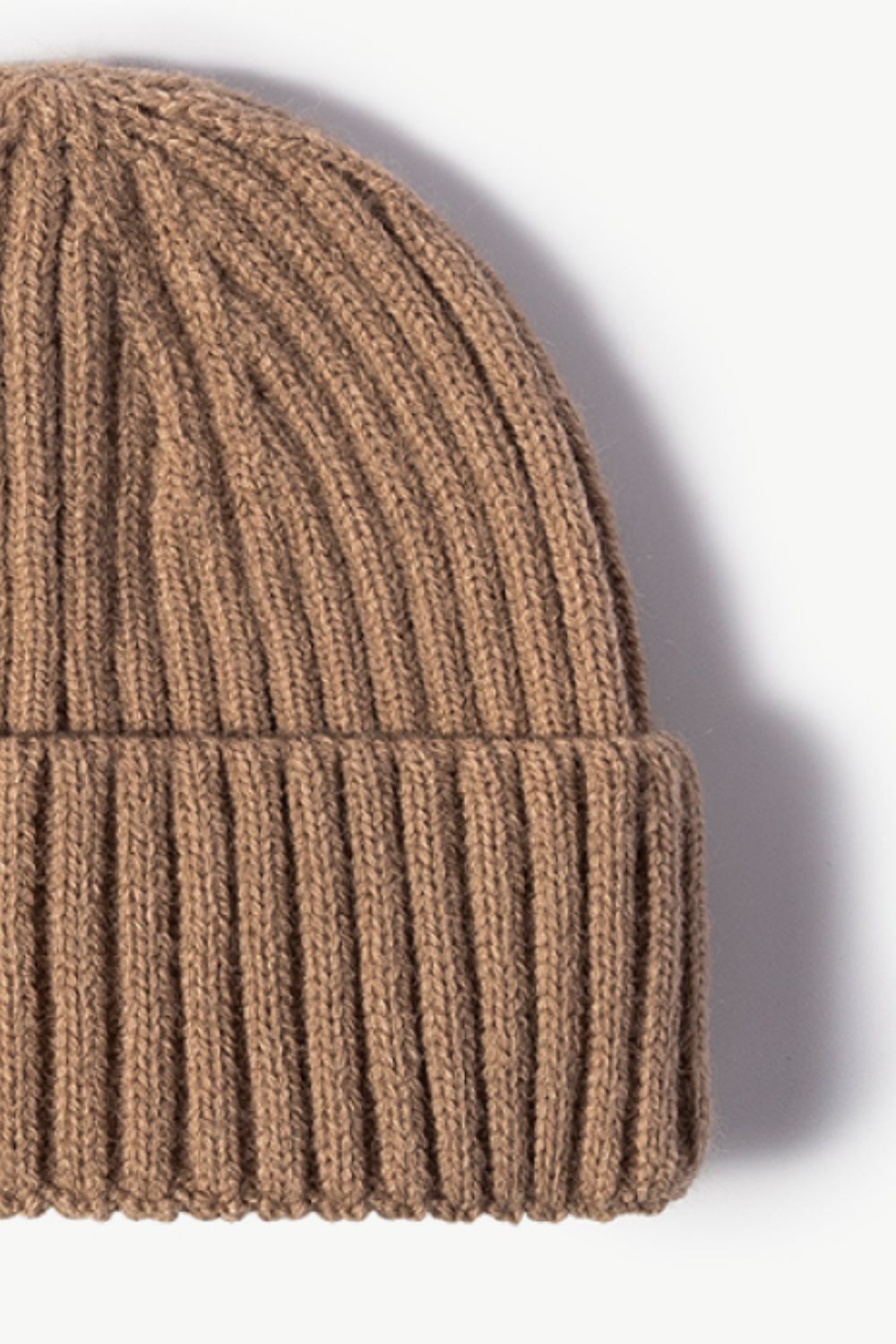 Rib-Knit Cuff Beanie - ClozArt