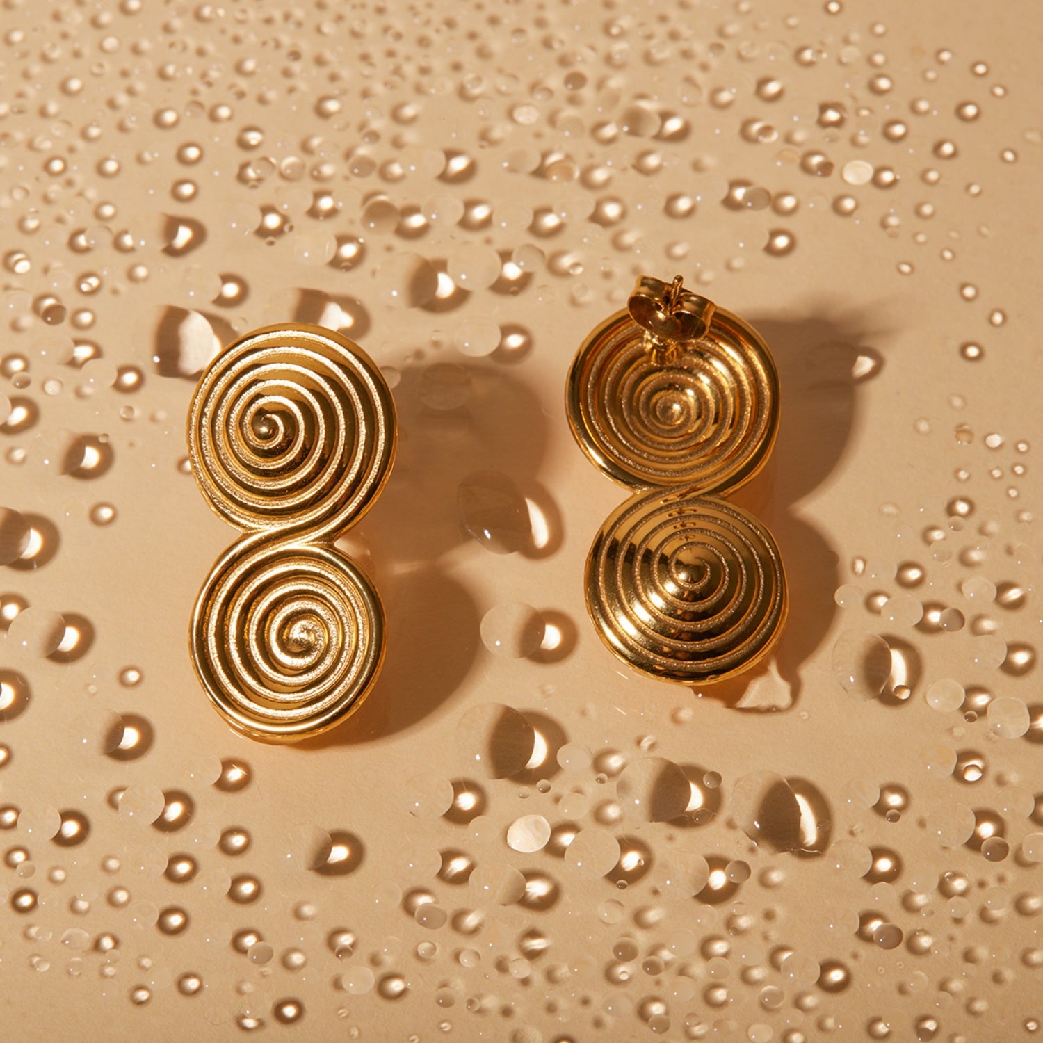 18K Gold-Plated Stainless Steel Earrings - ClozArt