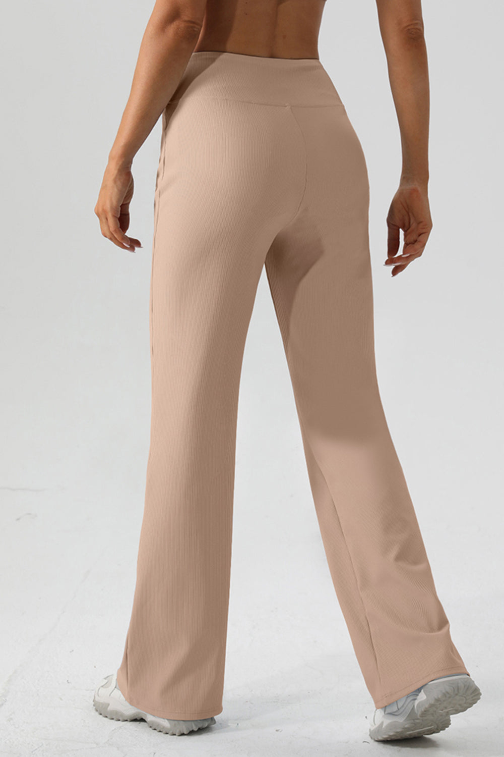 High Waist Straight Active Pants - ClozArt