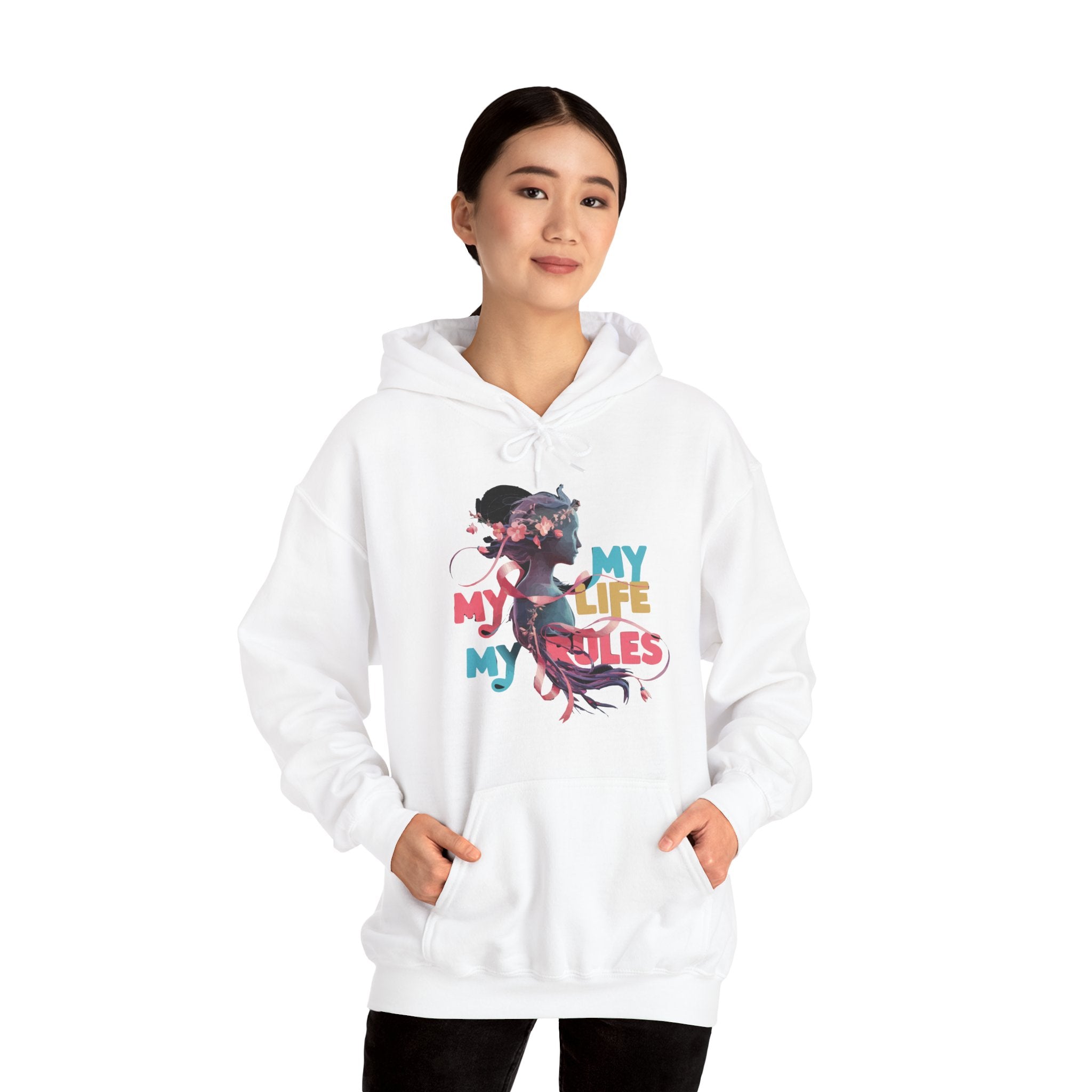 Heavy Blend™ Hooded Sweatshirt - My Life My Rules