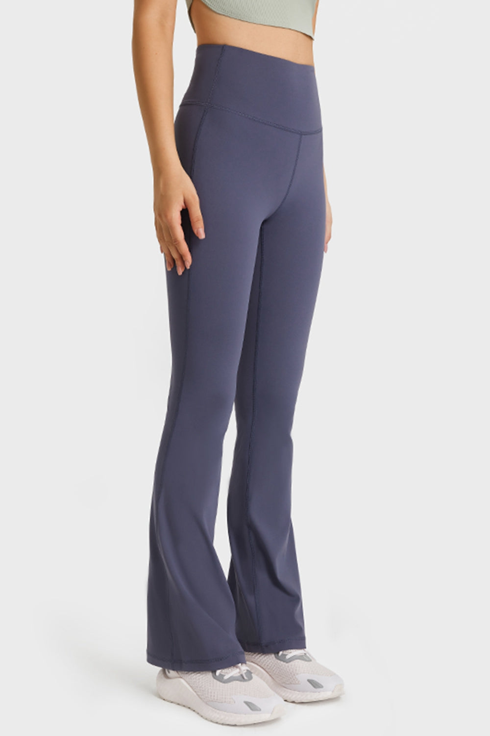 Millennia Elastic Waist Flare Yoga Pants - ClozArt