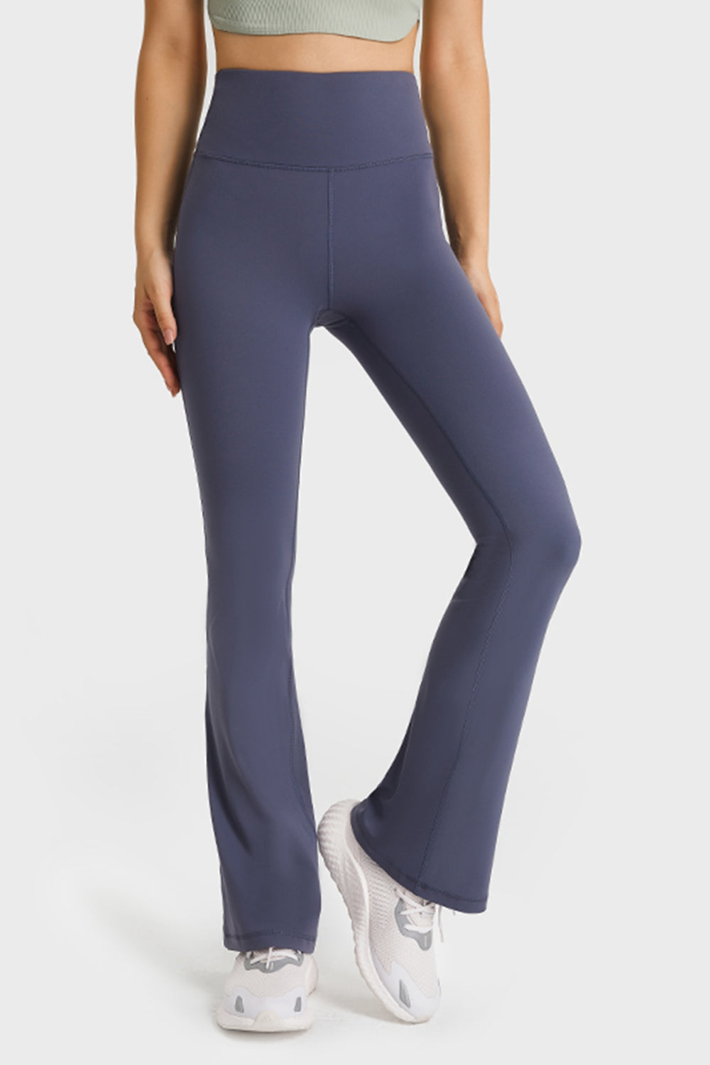 Millennia Elastic Waist Flare Yoga Pants - ClozArt