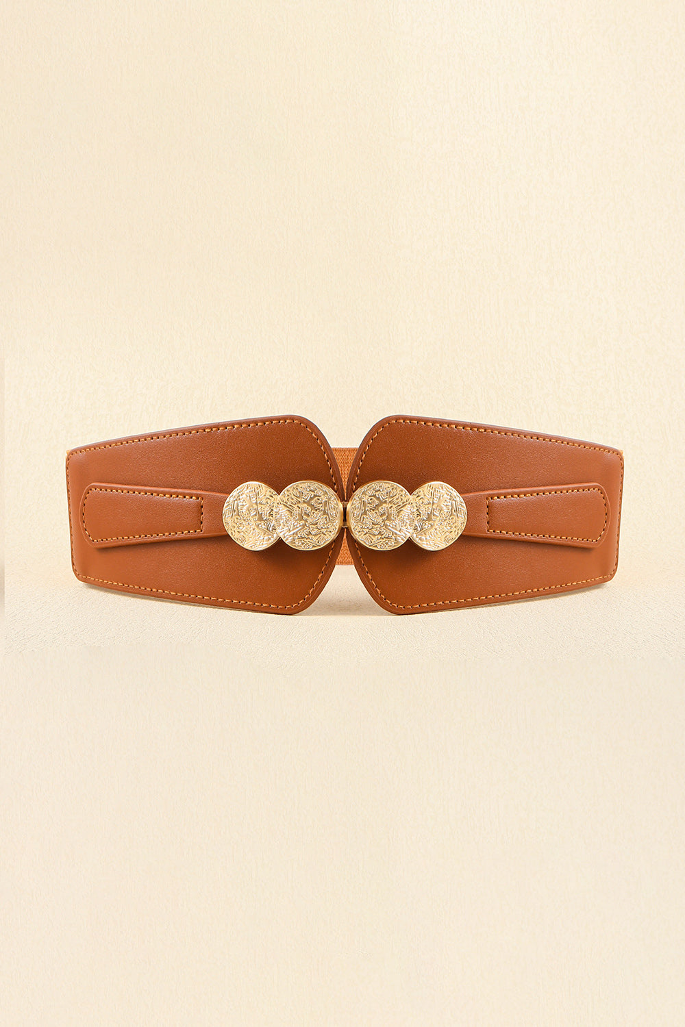 Alloy Buckle Elastic Belt - ClozArt