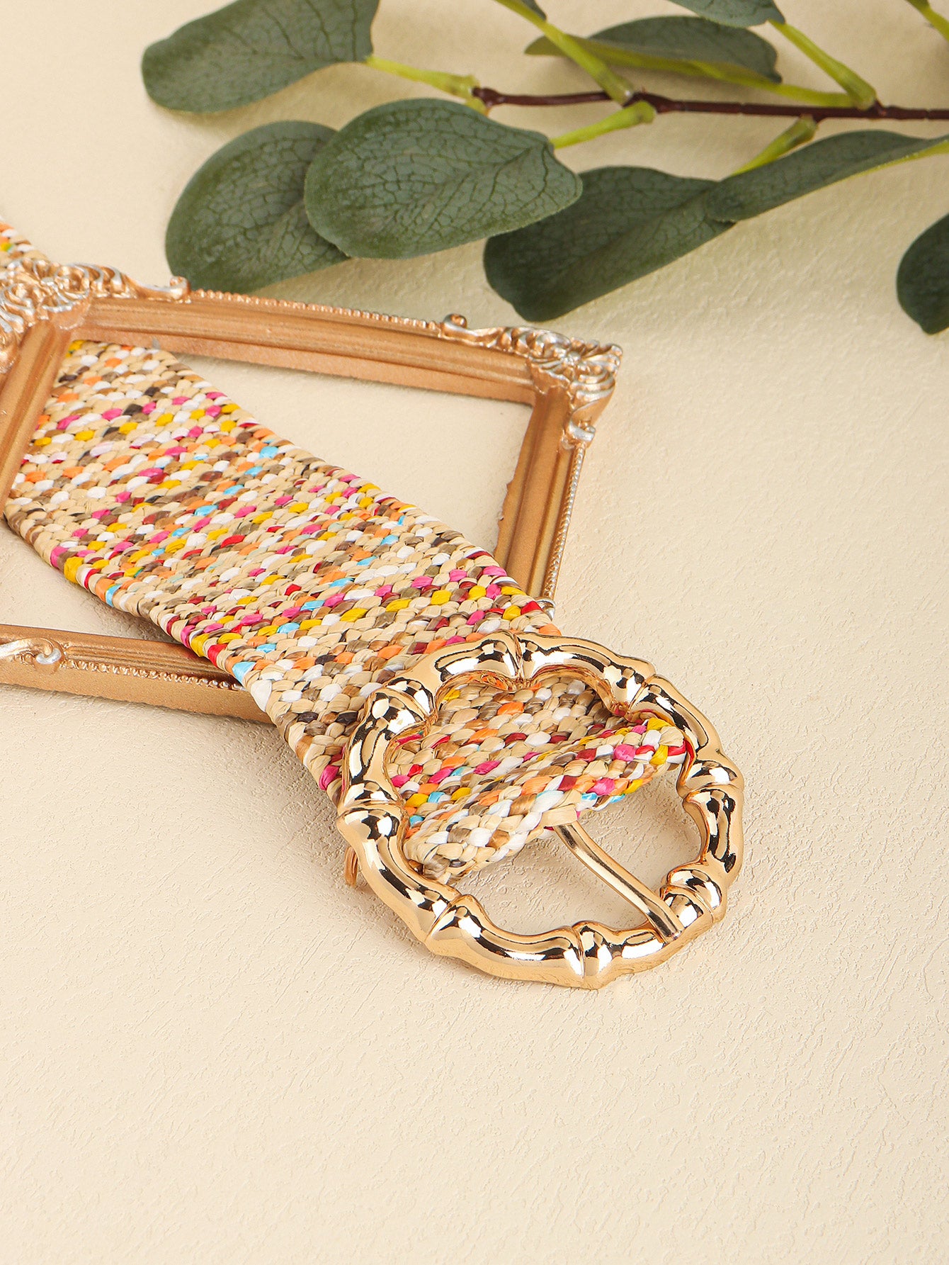 Multicolored Wide Belt - ClozArt