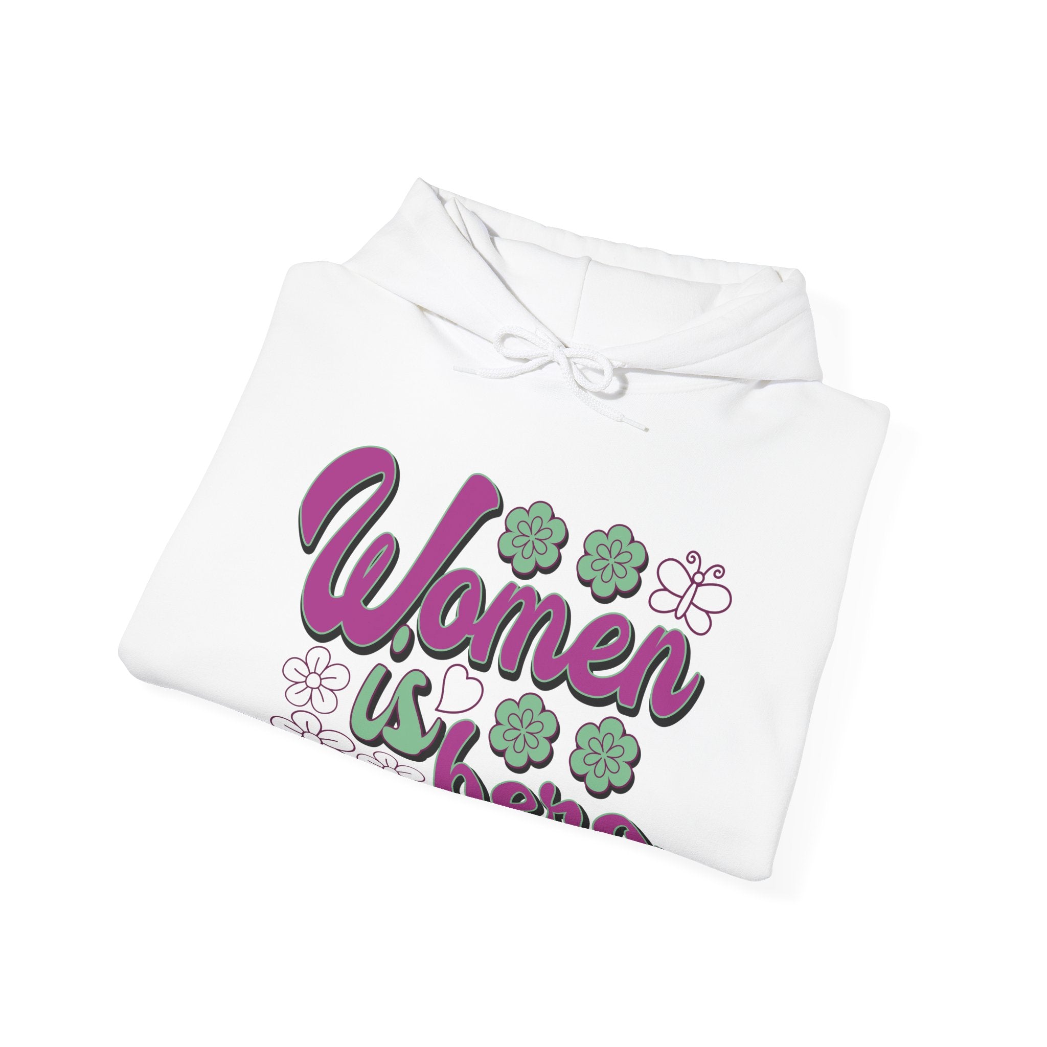 Heavy Blend™ Hooded Sweatshirt - Women is Hero