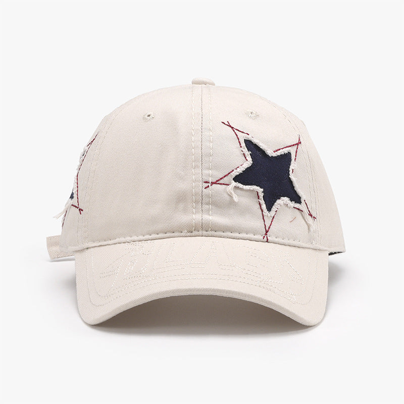 Adjustable Star Raw Hem Cap - ClozArt