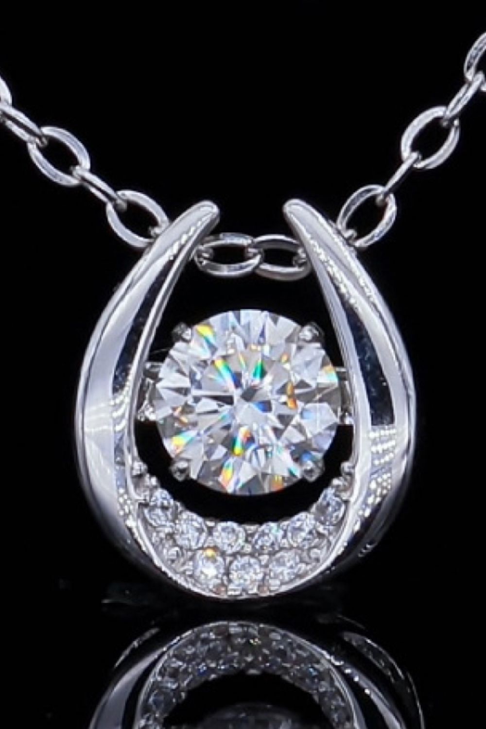 Moissanite Zircon Pendant Necklace - ClozArt