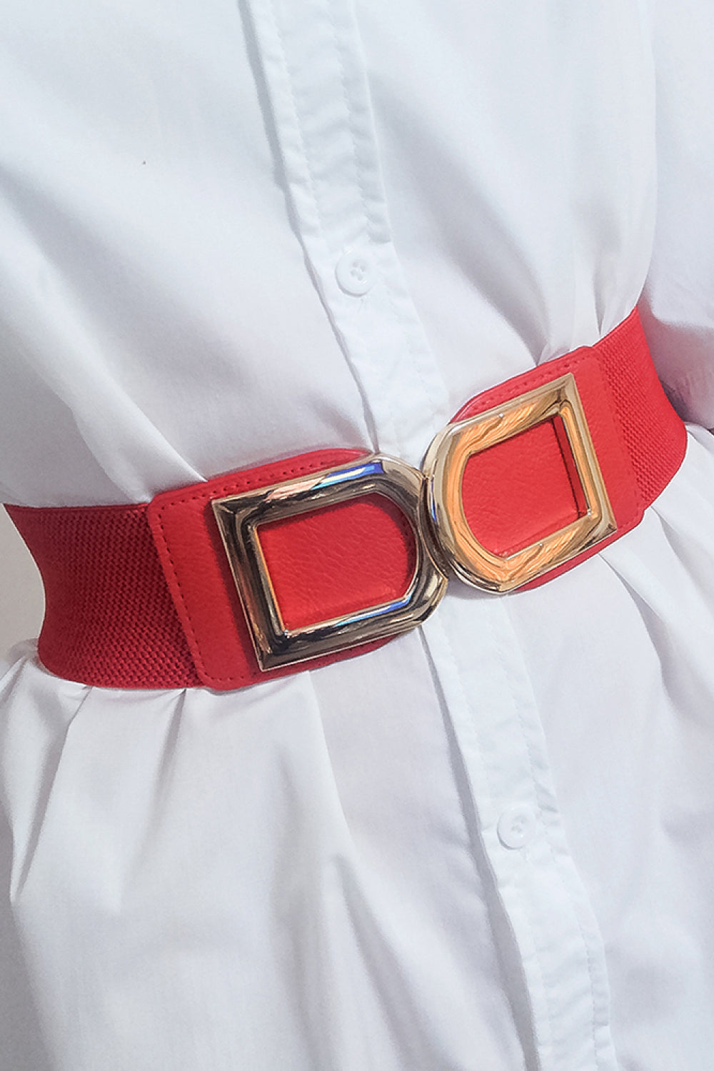 Double D Buckle PU Belt - ClozArt