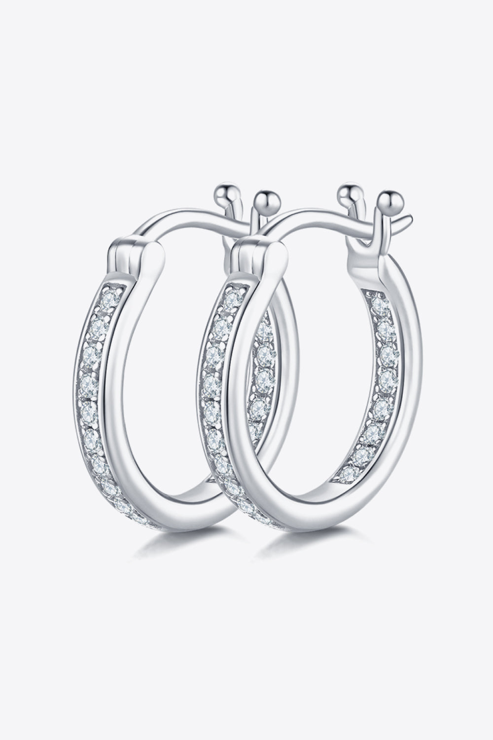 Adored Moissanite 925 Sterling Silver Earrings - ClozArt