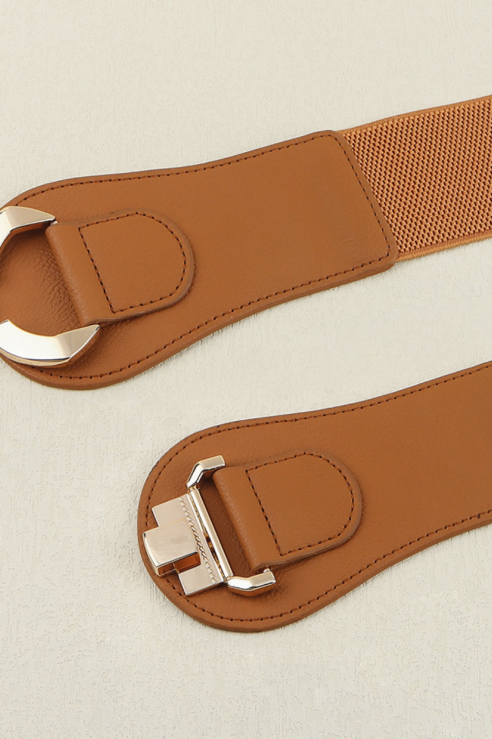 Alloy Buckle Elastic Belt - ClozArt