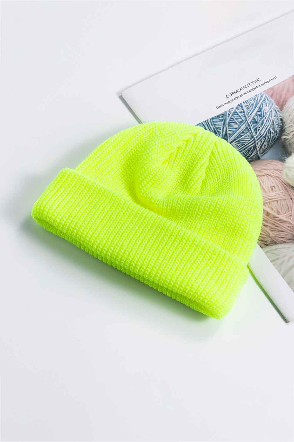 Cozy Rib-Knit Cuff Beanie - ClozArt