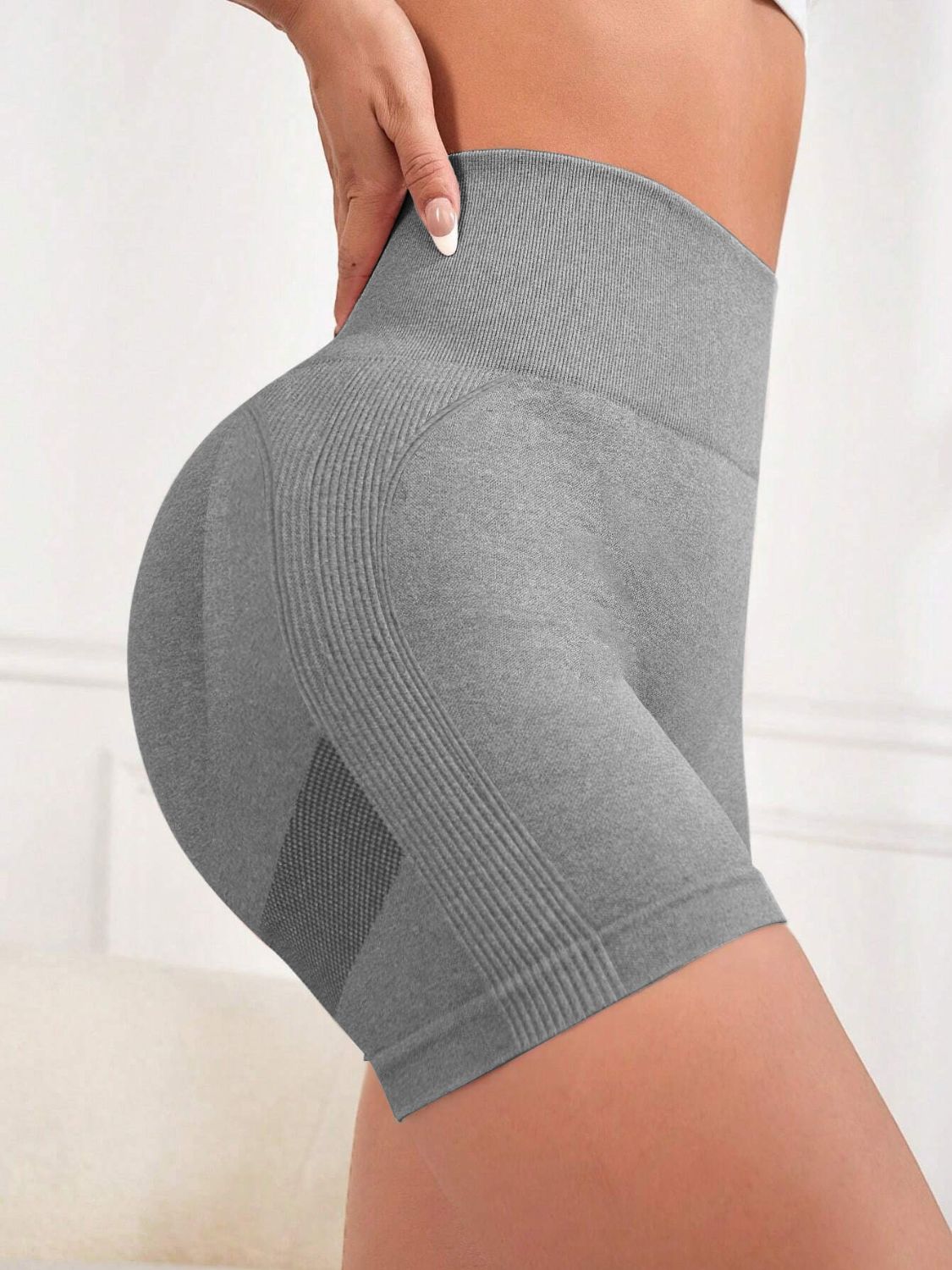 High Waist Active Shorts - ClozArt