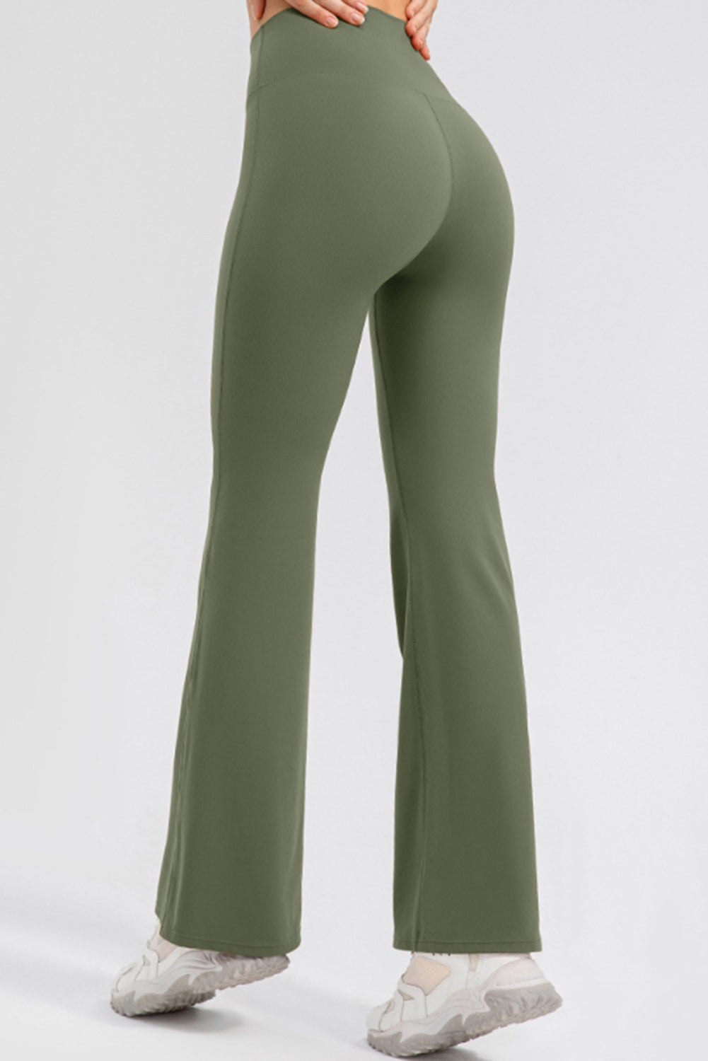 High Waist Straight Active Pants - ClozArt