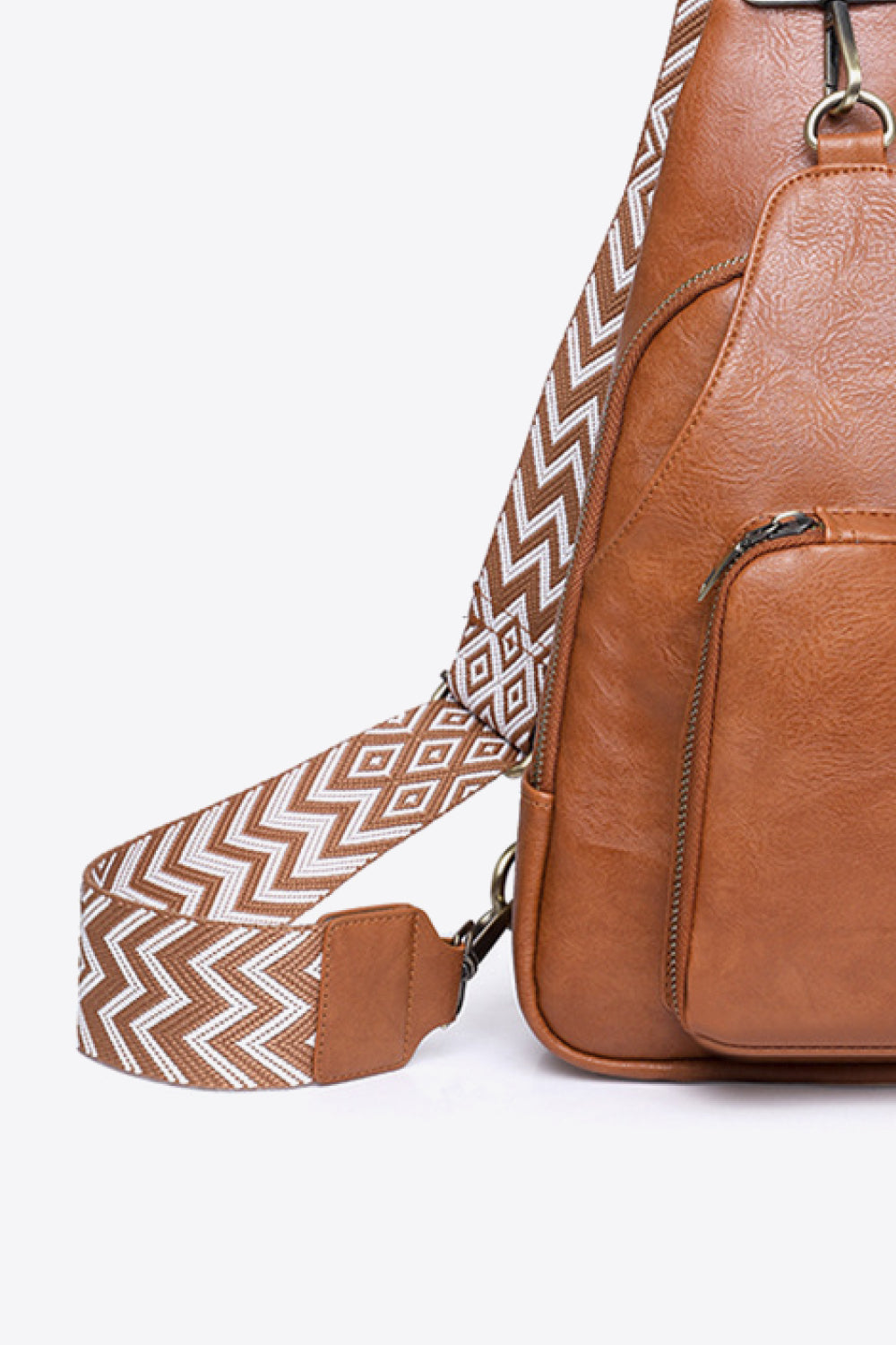 Adored Take A Trip PU Leather Sling Bag - ClozArt