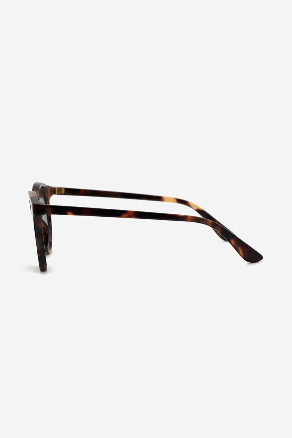 Tortoiseshell Round Polycarbonate Sunglasses - ClozArt