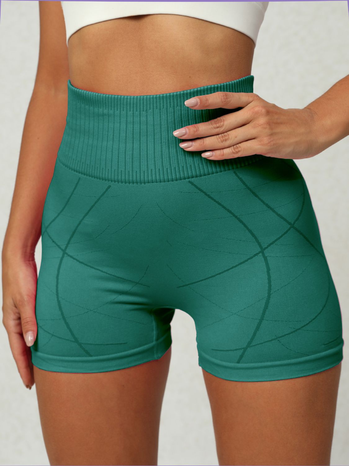 High Waist Active Shorts - ClozArt