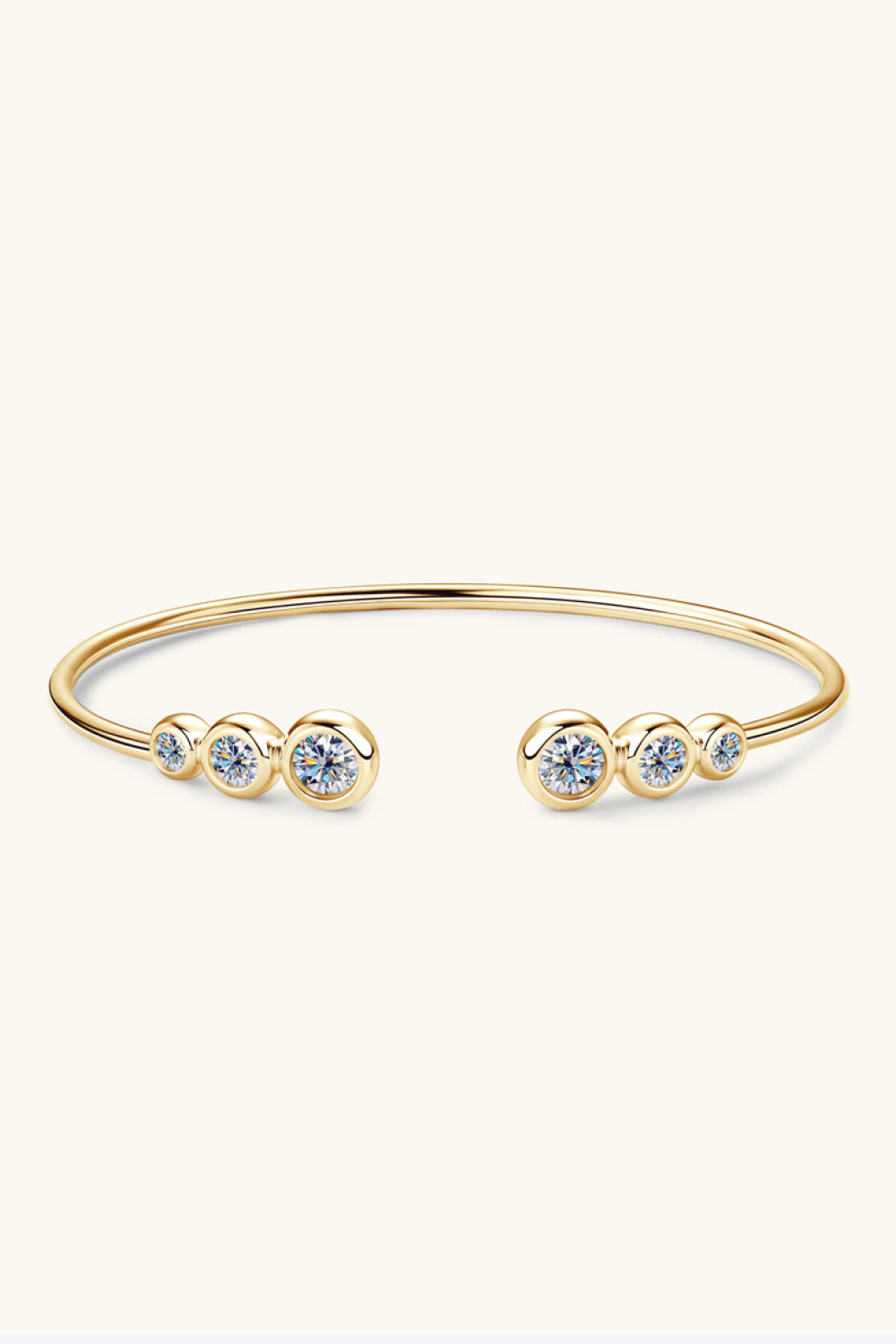 1.8 Carat Moissanite 925 Sterling Silver Bracelet - ClozArt