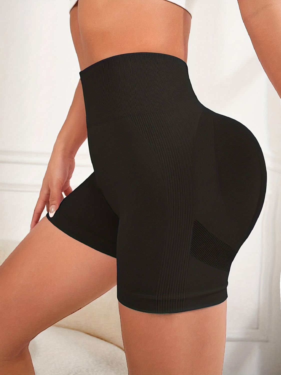 High Waist Active Shorts - ClozArt