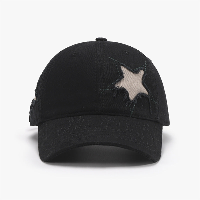 Adjustable Star Raw Hem Cap - ClozArt