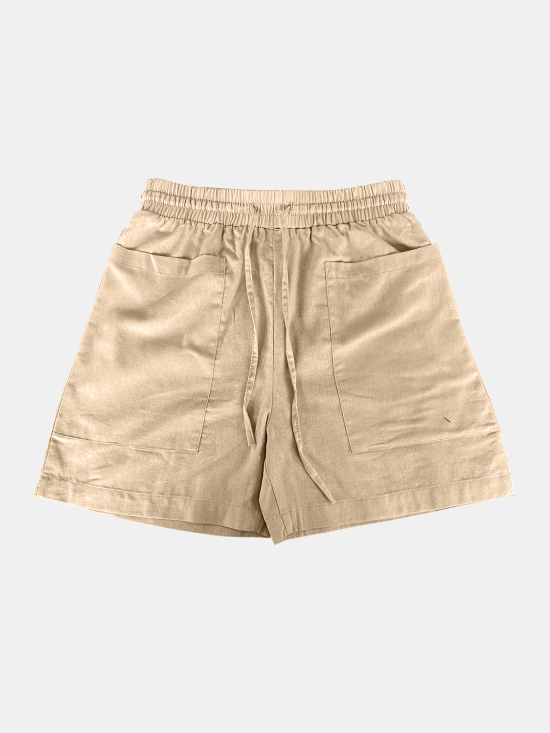 Full Size Drawstring Shorts with Pockets - ClozArt