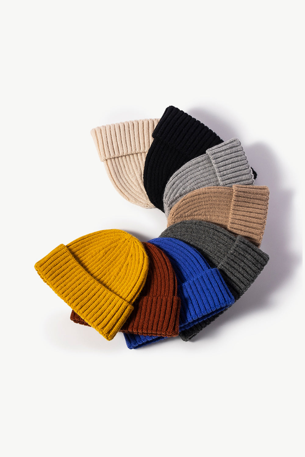 Rib-Knit Cuff Beanie - ClozArt