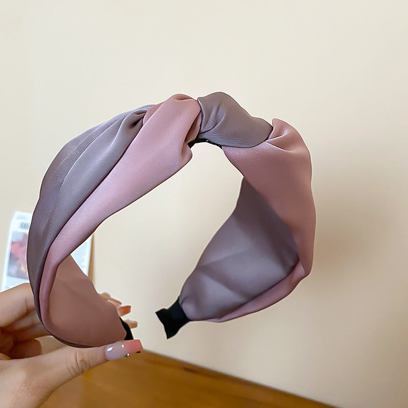 Contrast Cloth Headband - ClozArt