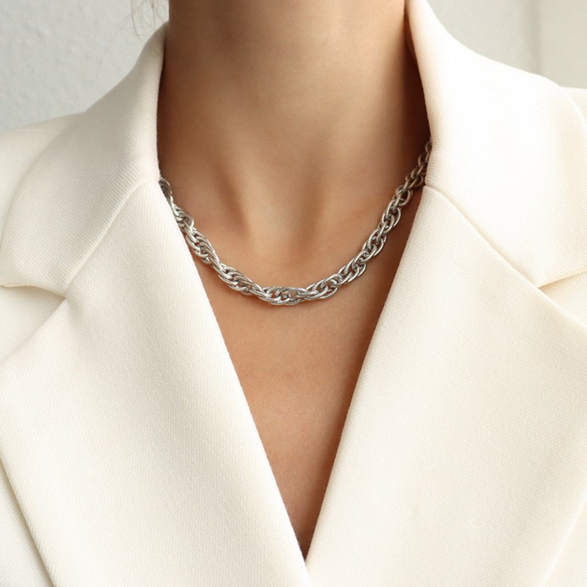 Titanium Steel Chain Necklace - ClozArt