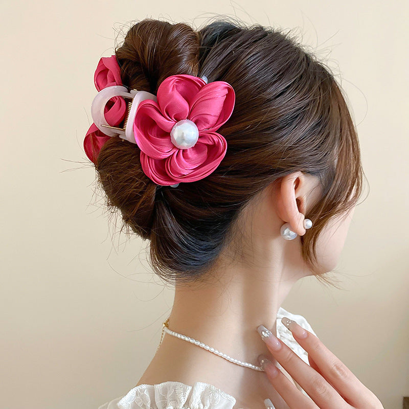 Flower Acrylic Hair Claw Clip - ClozArt