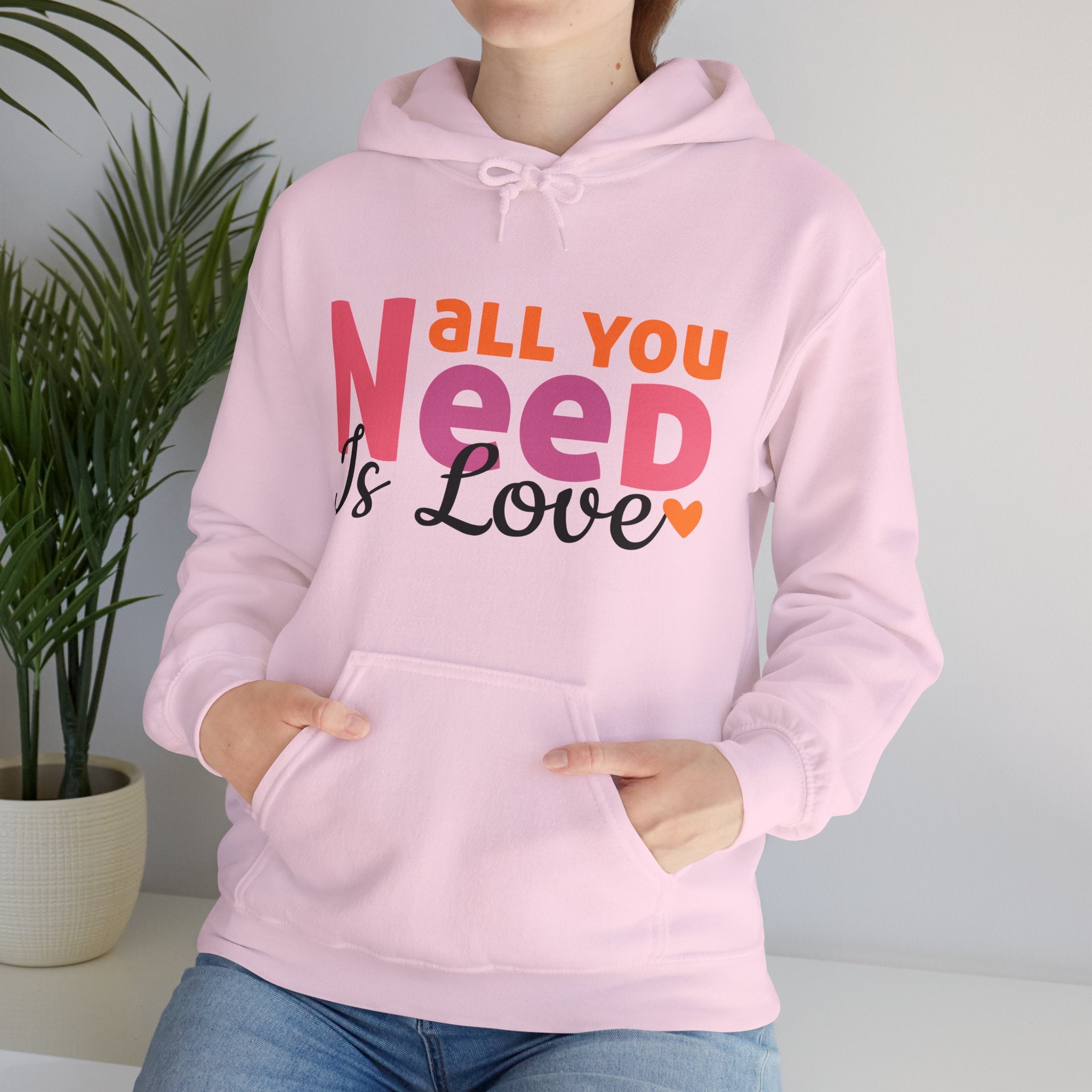 Heavy Blend™ Hooded Sweatshirt - All You Need Is Love