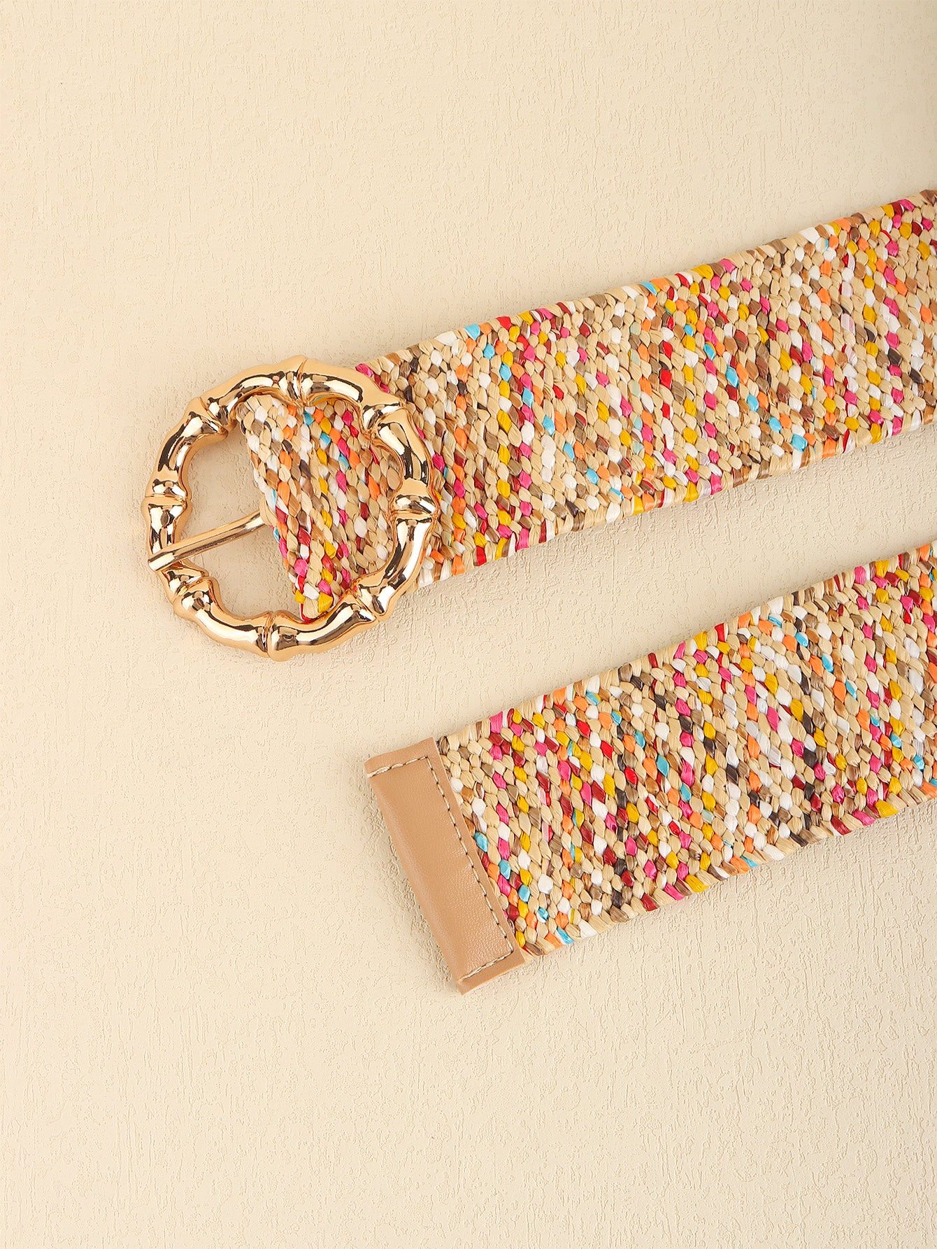 Multicolored Wide Belt - ClozArt