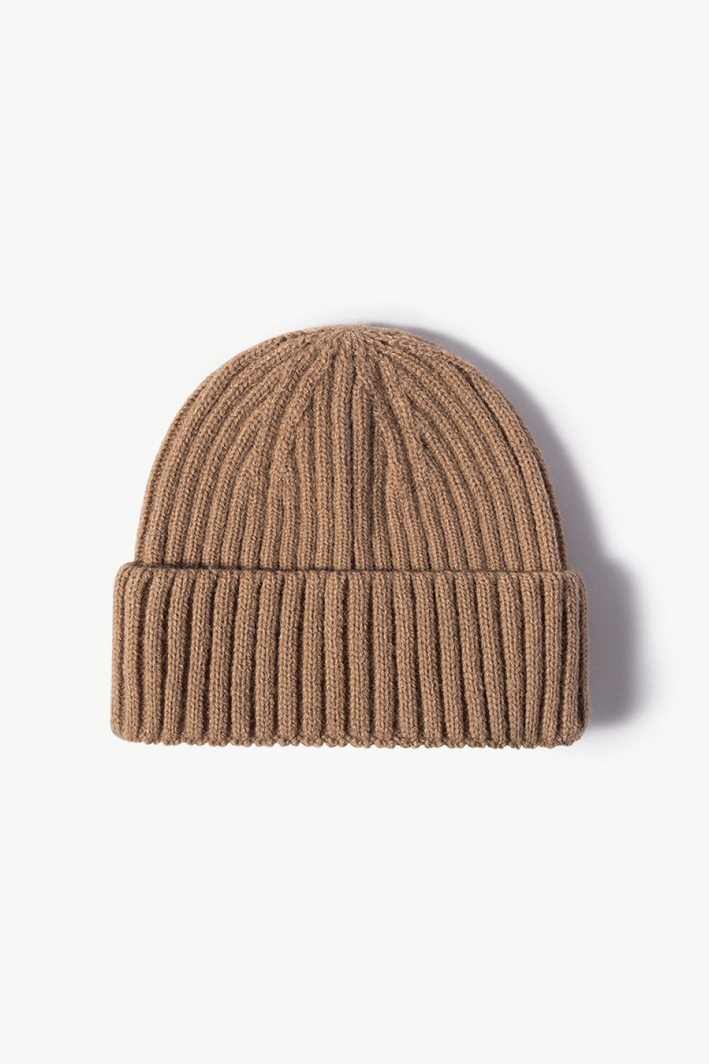 Rib-Knit Cuff Beanie - ClozArt