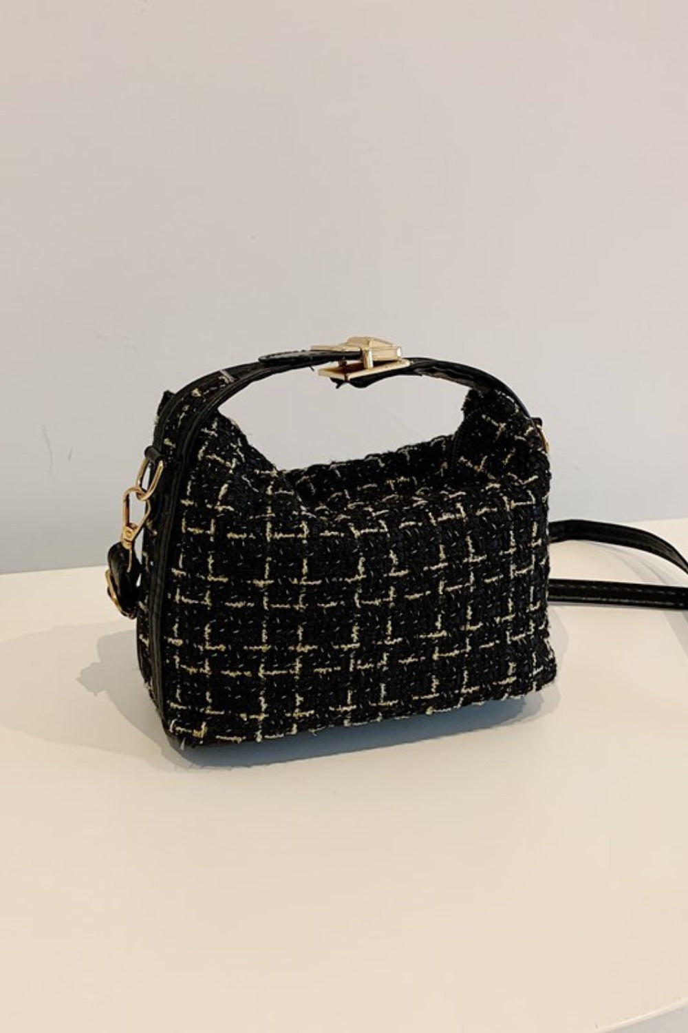 Woven Removable Strap Shoulder Bag - ClozArt