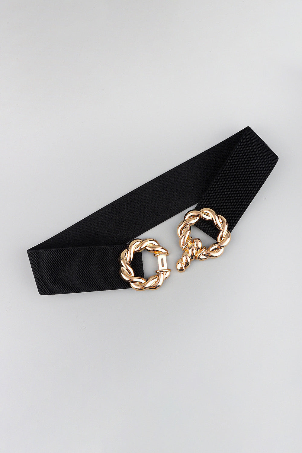 Zinc Alloy Buckle Elastic Belt - ClozArt