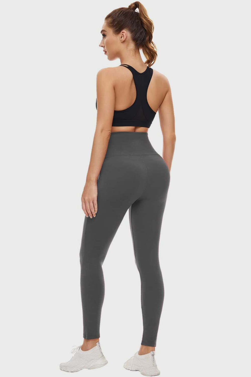 Pocketed High Waist Active Leggings - ClozArt