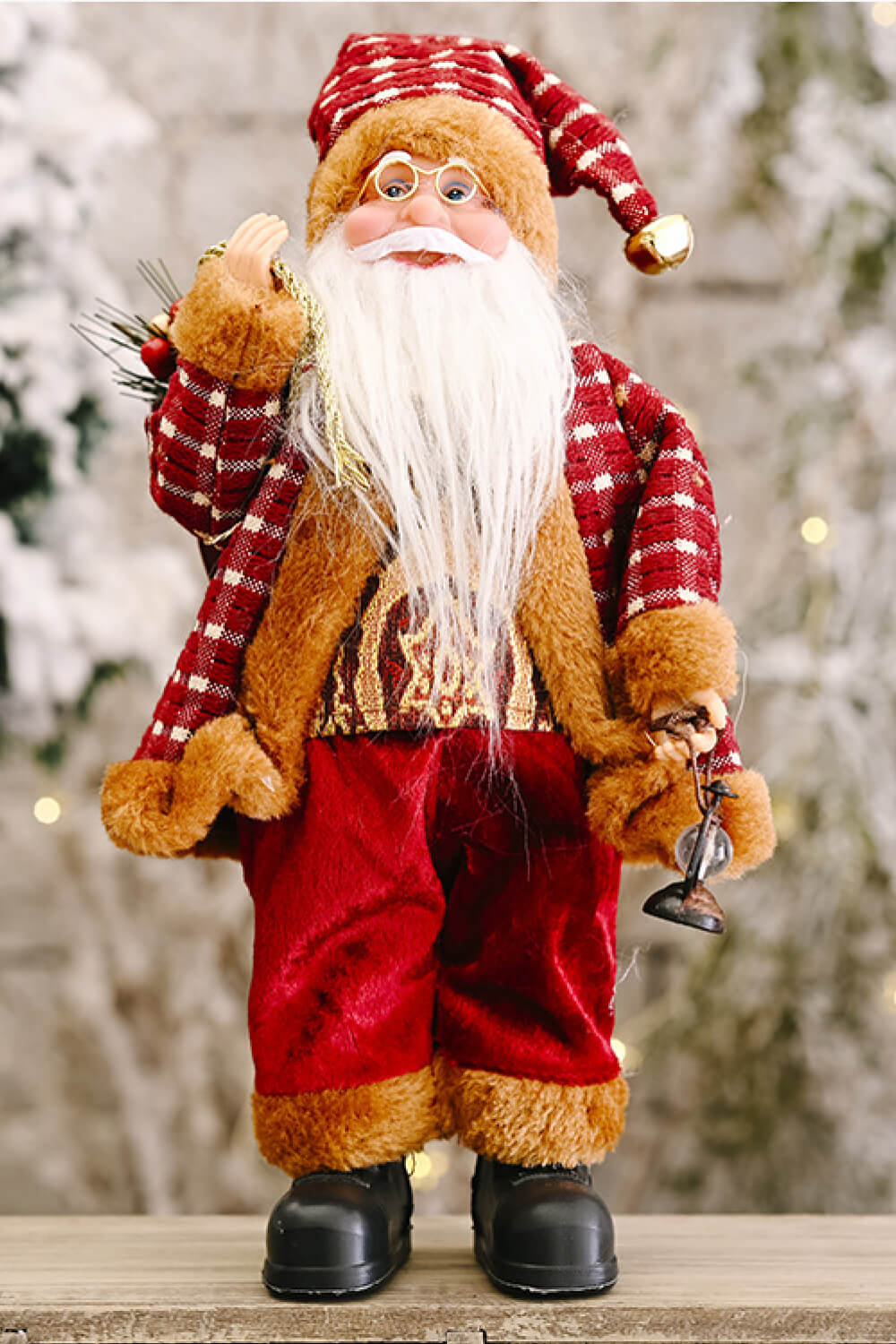 Christmas Standing Santa Claus Figure