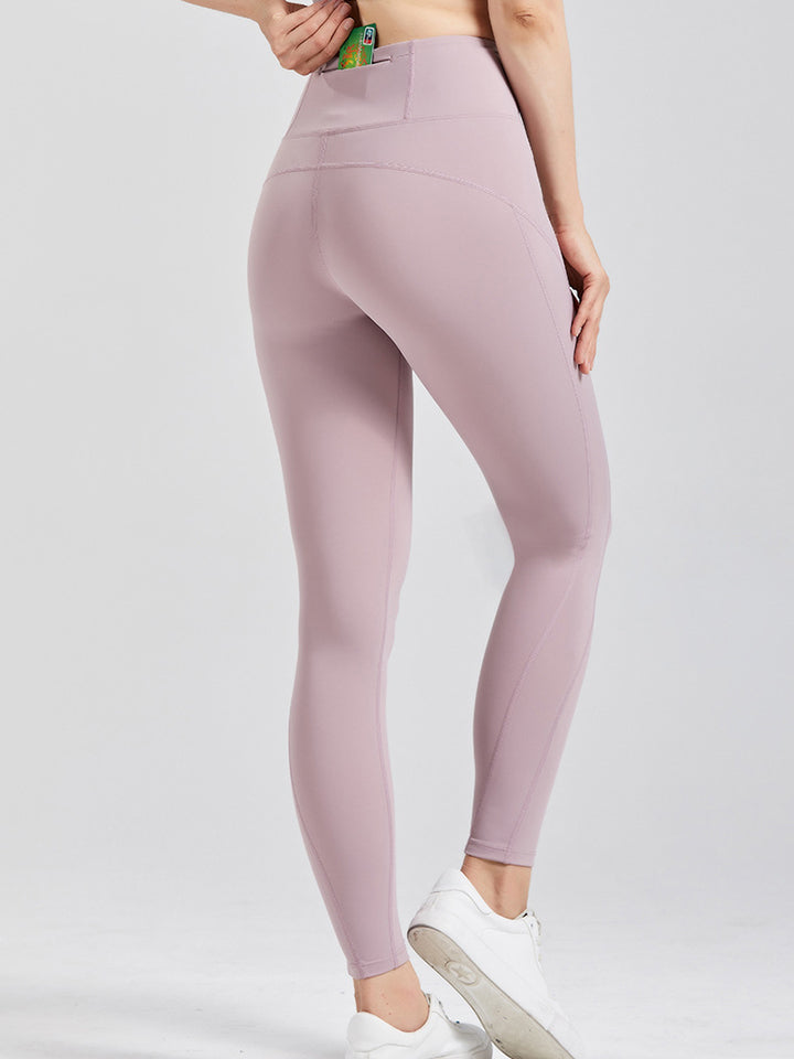 Wide Waistband Active Leggings - ClozArt