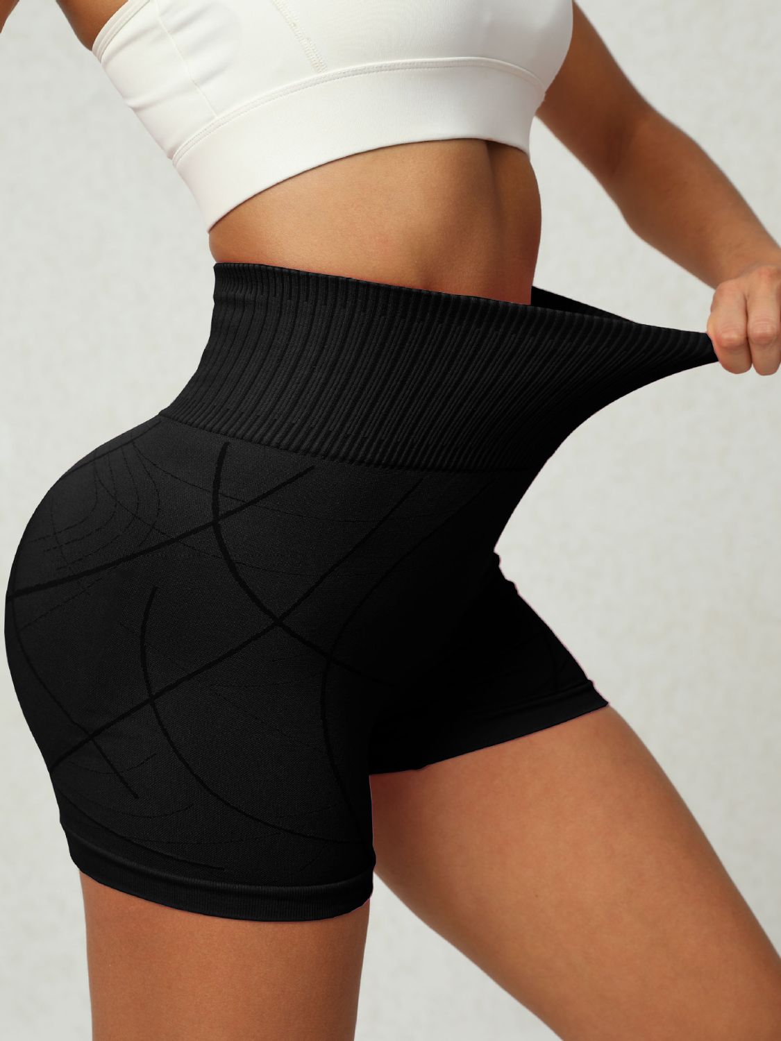 High Waist Active Shorts - ClozArt