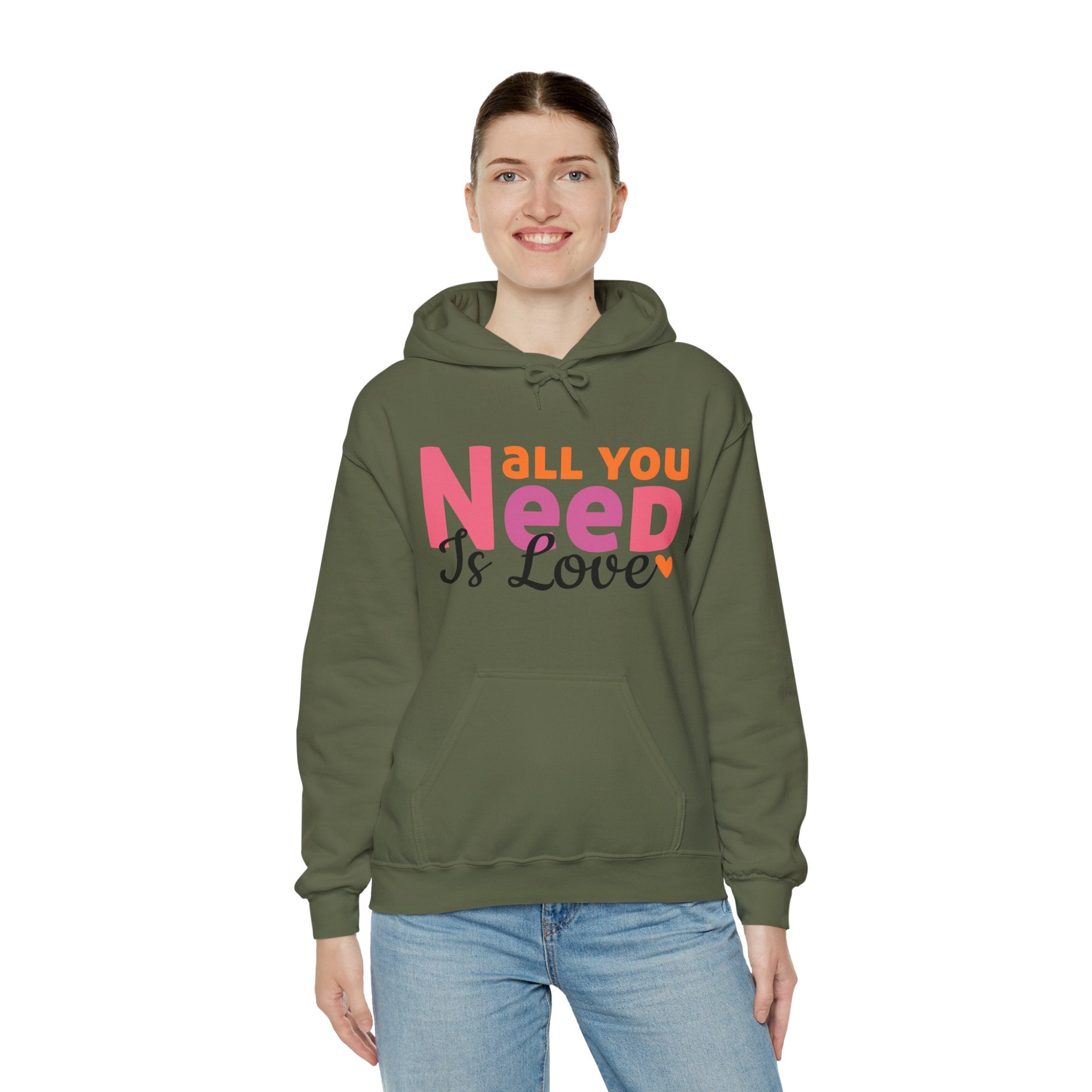 Heavy Blend™ Hooded Sweatshirt - All You Need Is Love